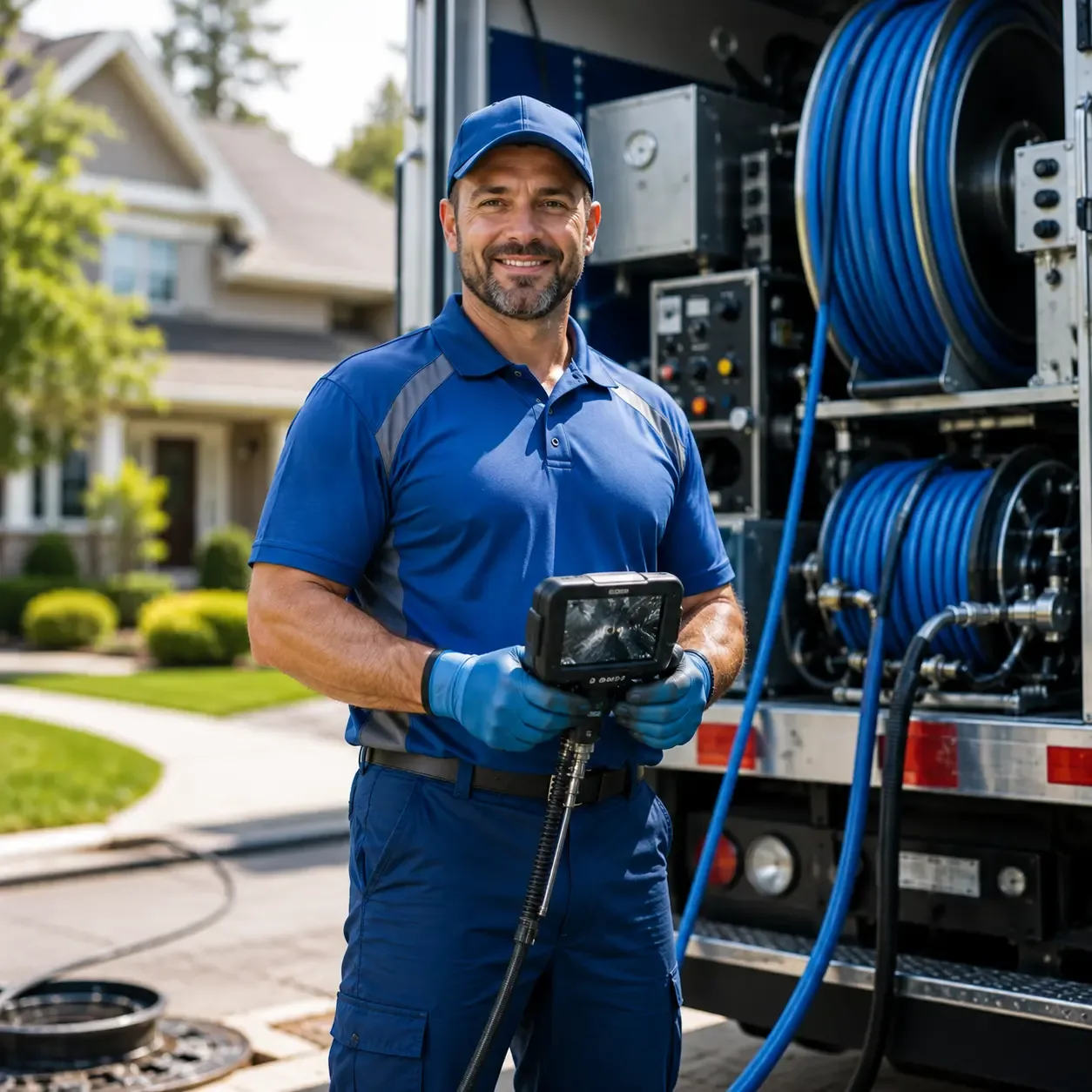 Local outdoor drain cleaning specialists in Ingram, TX